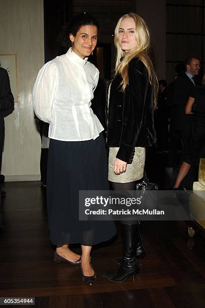 Miguelina Gambaccini and Elizabeth Gesas attend Venetian Heritage MAN RAY Photo Exhibition at VBH on May 4, 2006 in New York City.