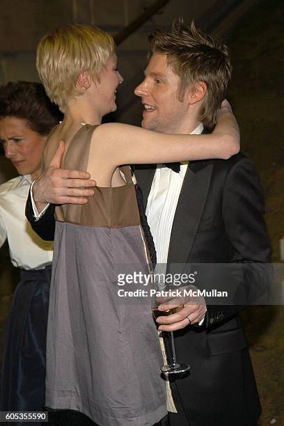 Maria Carlo Buscano and Christopher Bailey designer for Burberry attend The Metropolitan Museum of Art Costume Institute Spring 2006 Benefit Gala...