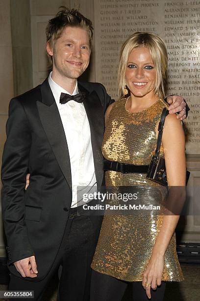 Christopher Bailey designer for Burberry and Sienna Miller attend The Metropolitan Museum of Art Costume Institute Spring 2006 Benefit Gala...