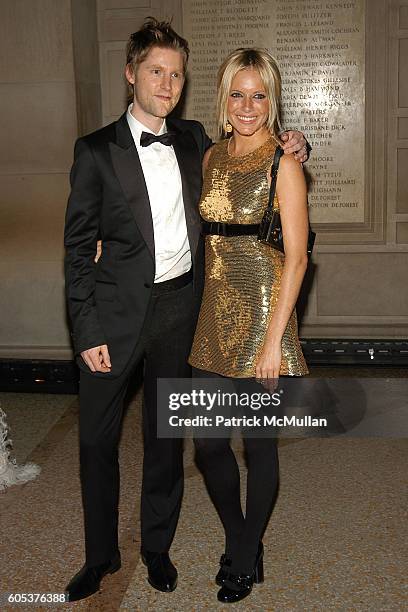 Christopher Bailey designer for Burberry and Sienna Miller attend The Metropolitan Museum of Art Costume Institute Spring 2006 Benefit Gala...