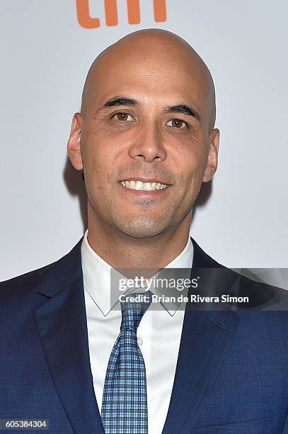 Director Kim Nguyen attends the "Two Lovers And A Bear" premiere during the 2016 Toronto International Film Festival at The Elgin on September 13,...