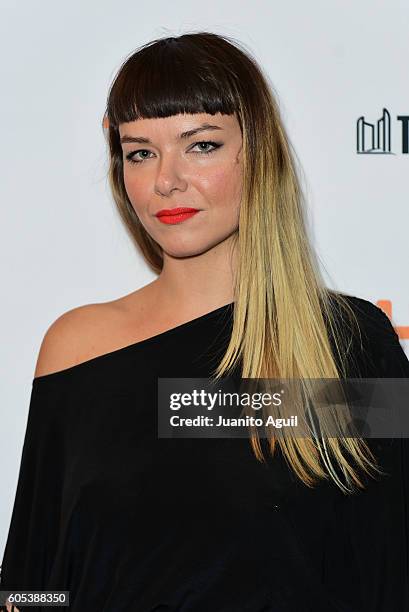 Costume Designer Becca Blackwood attends the 'Those Who Make Revolution Halfway Only Dig Their Own Graves' Premiere held at Winter Garden Theatre on...