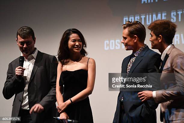George Nolfi, Jingjing Qu, Billy Magnussen and Philip Ng attend "Birth Of A Dragon" TIFF premiere and after-party on September 13, 2016 in Toronto,...