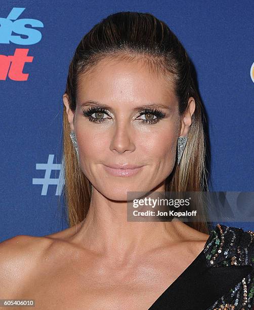 Heidi Klum arrives at "America's Got Talent" Season 11 Finale Live Show at Dolby Theatre on September 13, 2016 in Hollywood, California.