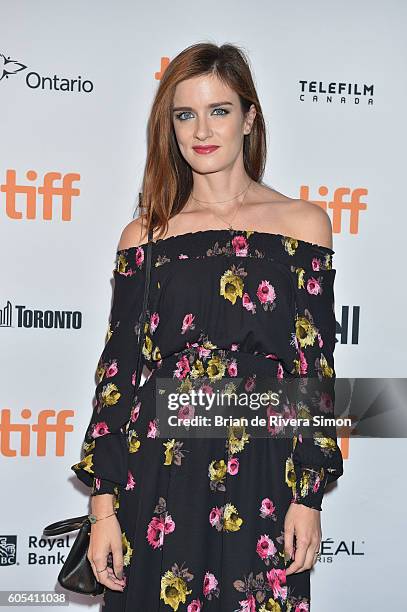 Actress Anna Wood attend the "Two Lovers And A Bear" premiere during the 2016 Toronto International Film Festival at The Elgin on September 13, 2016...
