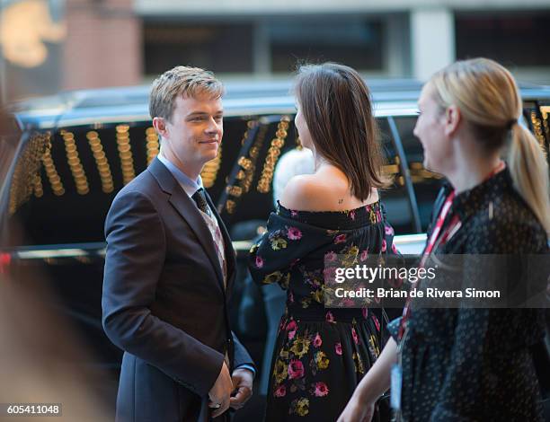 Actor Dane DeHaan and wife/Actress Anna Wood attend the "Two Lovers And A Bear" premiere during the 2016 Toronto International Film Festival at The...