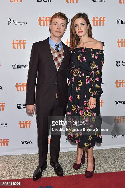 Actor Dane Dehaan and wife Anna Wood attend the "Two Lovers And A Bear" premiere during the 2016 Toronto International Film Festival at The Elgin on...