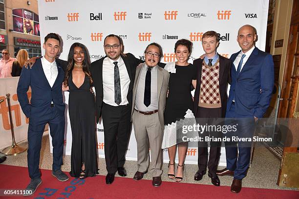 Shawn Innuksuk, Actress Anubha Momin, Actor Kakki Peter, Actress Vinnie Karetak, Actress Tatiana Maslany, Actor DaneDehaan and Director Kim Nguyen...