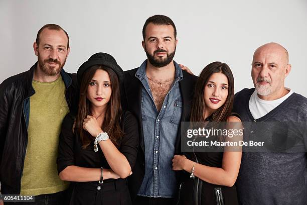 Producer Pierpaolo Verga, actress Marianna Fontana, director Edoardo de Angelis, actress Angela Fontana and producer Attilio De Razza from the film...