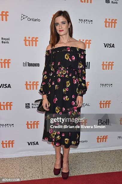 Actress Anna Wood attends the "Two Lovers And A Bear" premiere during the 2016 Toronto International Film Festival at The Elgin on September 13, 2016...