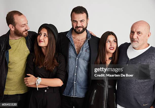 Producer Pierpaolo Verga, actress Marianna Fontana, director Edoardo de Angelis, actress Angela Fontana and producer Attilio De Razza from the film...