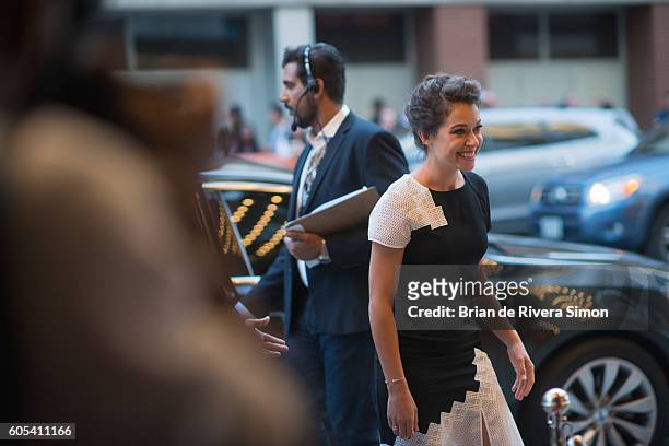 Actress Tatiana Maslany attends the "Two Lovers And A Bear" premiere during the 2016 Toronto International Film Festival at The Elgin on September...