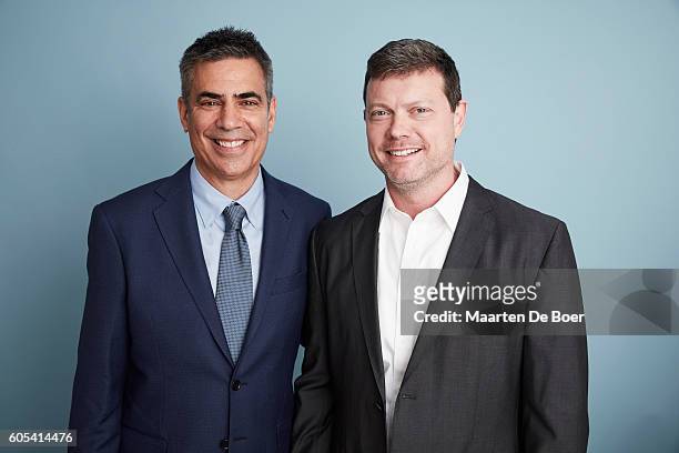 Producer Michael London and director George Nolfi from the film "Birth of the Dragon" pose for a portrait during the 2016 Toronto International Film...