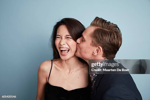 Actors Jingjing Qu and Billy Magnussen from the film "Birth of the Dragon" pose for a portrait during the 2016 Toronto International Film Festival at...