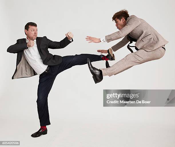 Director George Nolfi and actor Philip Ng from the film "Birth of the Dragon" pose for a portrait during the 2016 Toronto International Film Festival...