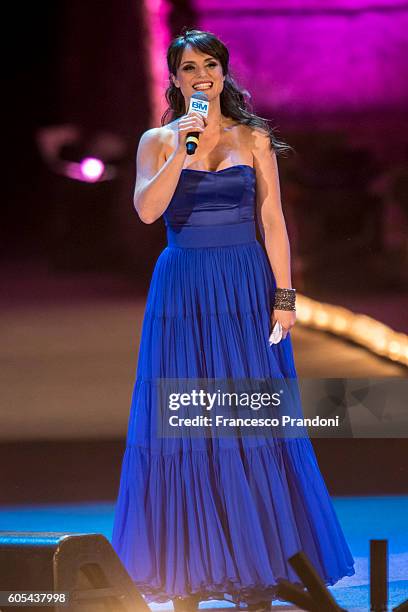 Lorena Bianchetti at Festival Show 2016 in Arena on September 13, 2016 in Verona, Italy.