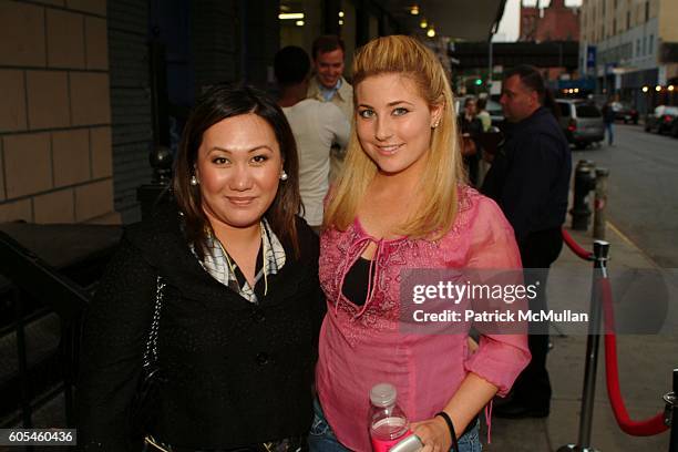 Melissa de la Cruz and Lexi Lehman attend Launch Party for Melissa de la Cruz's new books BLUE BLOODS and SUN-KISSED at Crush on May 9, 2006 in New...