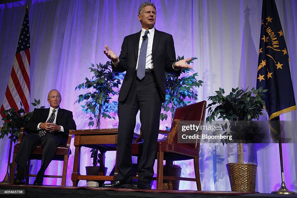Libertarian Presidential Nominee Gary Johnson Speaks At Purdue University