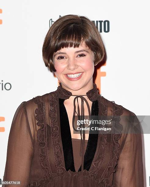 Actress Victoria Bruno attends the 'Wakefield' premiere during the 2016 Toronto International Film Festival at Princess of Wales Theatre on September...