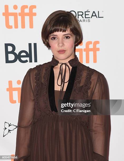 Actress Victoria Bruno attends the 'Wakefield' premiere during the 2016 Toronto International Film Festival at Princess of Wales Theatre on September...