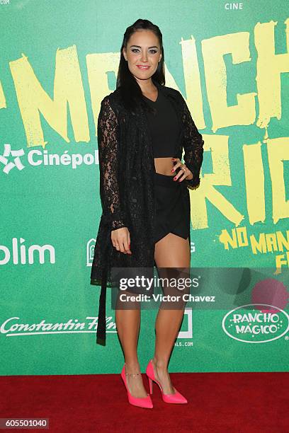 Jessica Decote attends the "No Manches Frida" Mexico City premiere at Cinepolis Plaza Universidad on September 13, 2016 in Mexico City, Mexico.