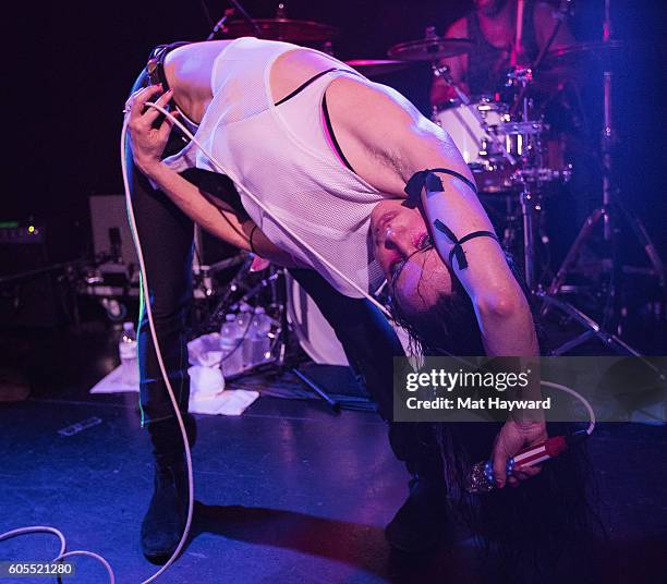 Juliette Lewis performs on stage at Chop Suey on September 13, 2016 in Seattle, Washington.