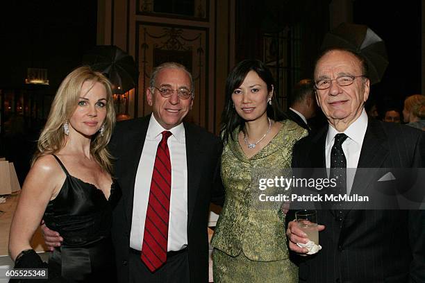 Claudia Peltz, Nelson Peltz, Wendi Deng and Rupert Murdoch attend Simon Wiesenthal Center Honors Media Mogul Rupert Murdoch with Nicole Kidman, Fox...