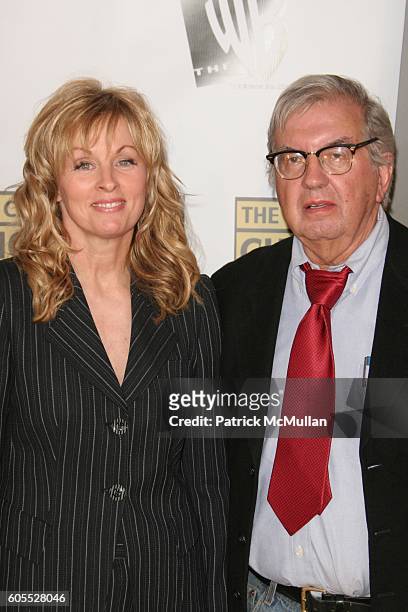 Diana Ossana and Larry McMurtry attend 11th Annual Critics' Choice Awards - Arrivals at Santa Monica Civic Auditorium on January 9, 2006 in Santa...