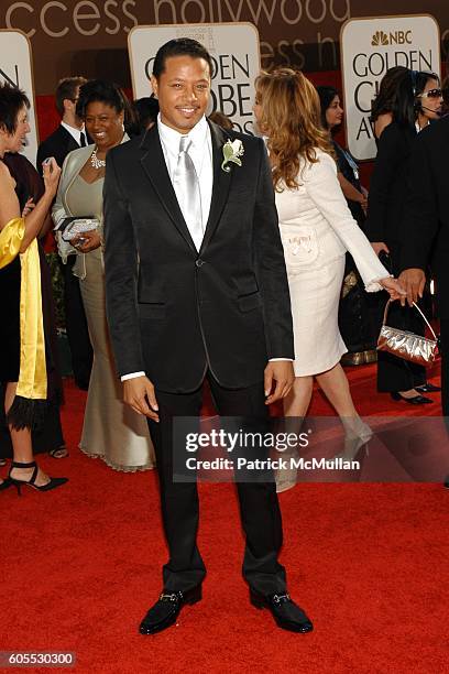 Terrence Howard attends The 63rd Annual GOLDEN GLOBE AWARDS - Red Carpet Arrivals at The Beverly Hilton on January 16, 2006 in Beverly Hills, CA.