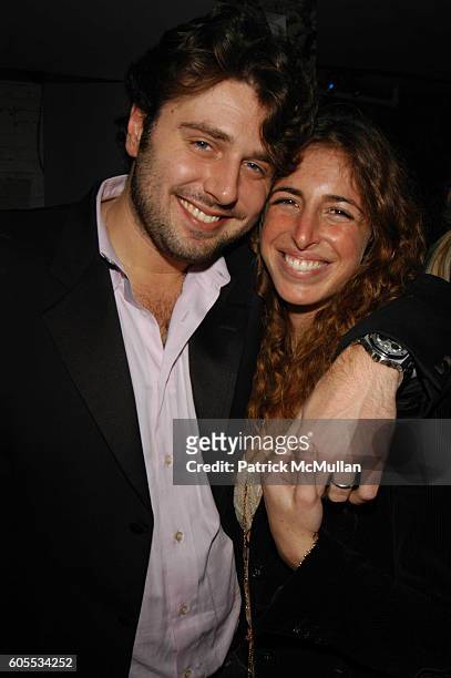 Danny Divine and Tara Goldman attend Grand opening of Nest Nightclub at Nest NYC USA on January 31, 2006 in New York, New York.