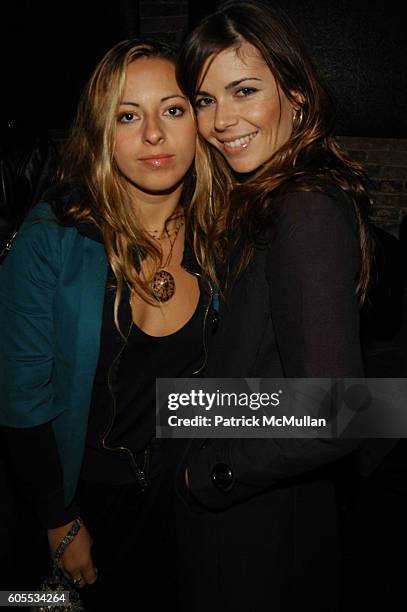 Crystal Mozelle and Catherine Fulmer attend Grand opening of Nest Nightclub at Nest NYC USA on January 31, 2006 in New York, New York.