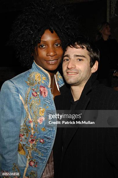 Michelle and Anthony Crimi attend Grand opening of Nest Nightclub at Nest NYC USA on January 31, 2006 in New York, New York.