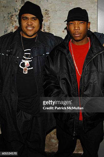 Irv Gotti and Ja Rule attend Grand opening of Nest Nightclub at Nest NYC USA on January 31, 2006 in New York, New York.