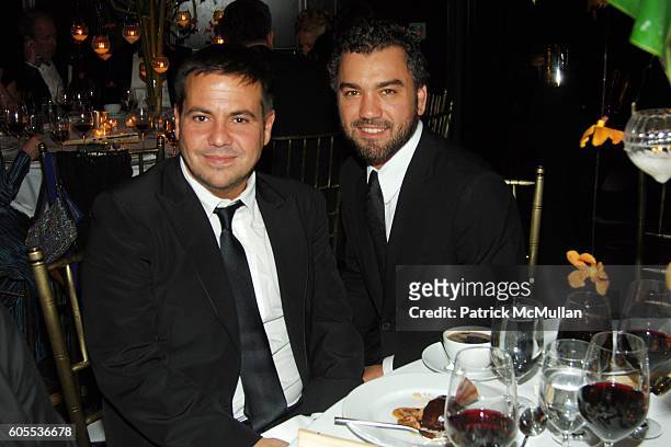 Narciso Rodriguez and Edmundo Castillo attend EL MUSEO'S 13th Annual Gala at The Mandarin Oriental Hotel on May 17, 2006 in New York City.