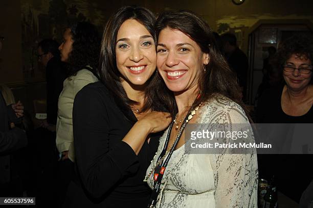 Lori Marshall and Amy Glickman attend Afterparty for The Miramax Films screening of KEEPING UP WITH THE STEINS at Barney Greengrass on May 2, 2006 in...