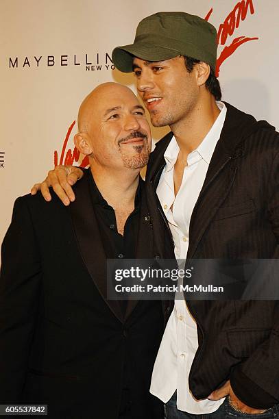 Richard Perez Feria and Enrique Iglesias attend People En Espanol "50 Most Beautiful" at Skylight Studios N.Y.C. On May 17, 2006 in New York City.