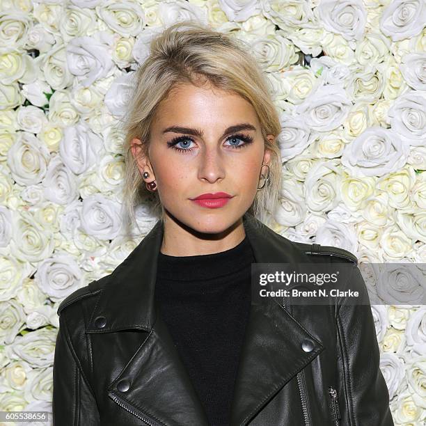 Caroline Daur attends the 3rd Annual The Elements on 5th Ave Fashion Show held at Pier 59 on September 13, 2016 in New York City.