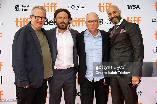 Head of Motion Picture Production for Amazon Studios Ted Hope, actor Casey Affleck, Head of Marketing and Distribution at Amazon Studios Bob Berney...