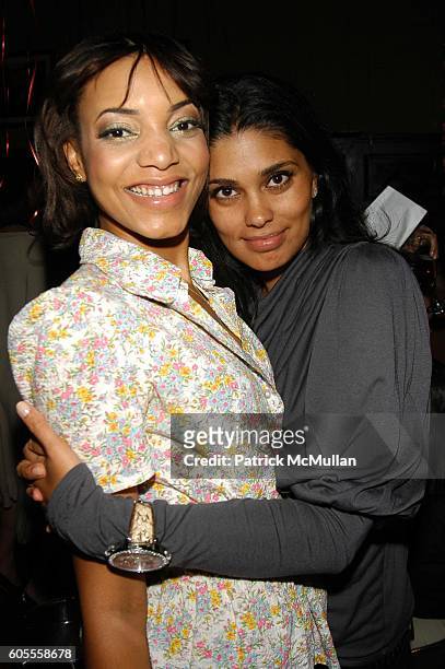 Alice Smith and Rachel Roy attend Damon Dash Birthday Party at Plumm N.Y.C. On May 2, 2006 in New York City.