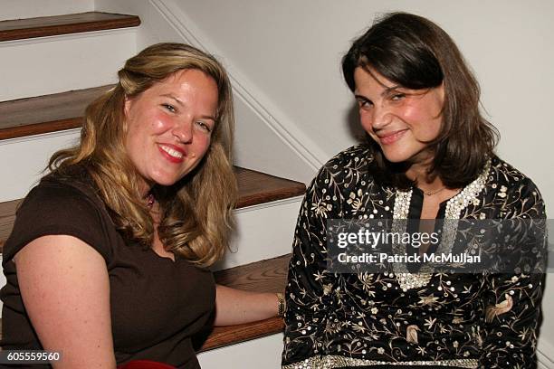 Abby Weisman and Katrina Pavlos attend Michelle Clark and Andrew Miller Bash In Aid of FXB at East 62nd Street on May 18, 2006 in New York City.