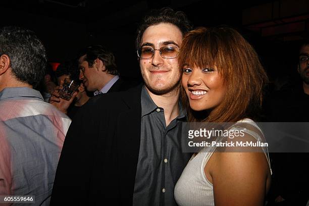 Nick Raynes and Vanessa Bronfman attend LISA EDELSTEIN and ROSARIO DAWSON Birthday Party at The Plumm on May 18, 2006 in New York City.