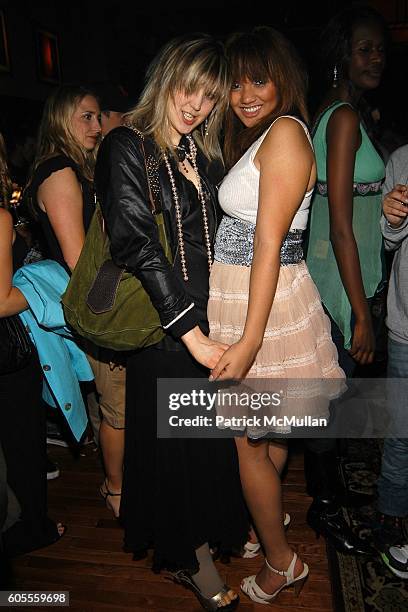 Marissa Bregman and Vanessa Bronfman attend LISA EDELSTEIN and ROSARIO DAWSON Birthday Party at The Plumm on May 18, 2006 in New York City.