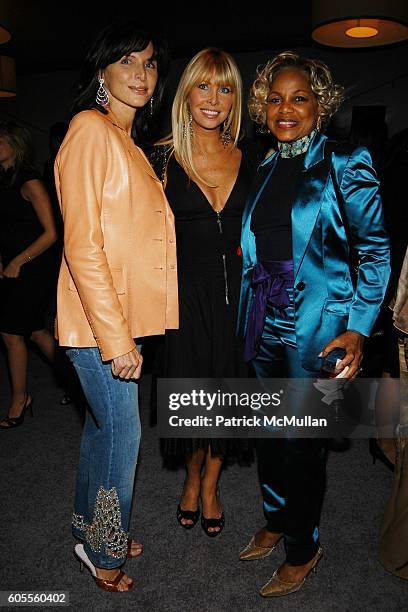 Shelia Rosenblum, Lisa Gastineau and Corice Arman attend Opening Party for LE CIRQUE at One Beacon Court at Le Cirque on May 18, 2006 in New York...