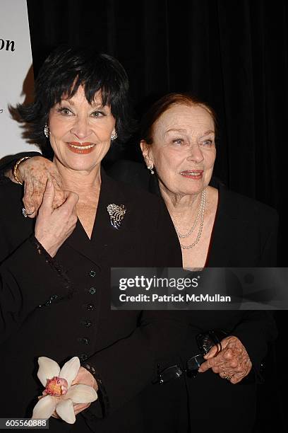 Chita Rivera and Patricia Morison attend New Dramatists 57th Annual Benefit Luncheon to Honor Chita at Marriott Marquis on May 18, 2006 in New York...