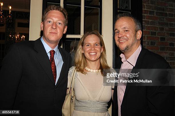 Mike Feldman, Diana Rhoten and John Houtman attend Tina Brown and Harry Evans Hosts a dinner for Al Gore's Film and Book AN INCONVENIENT TRUTH about...