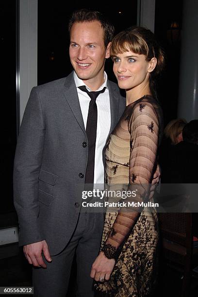 Patrick Wilson and Amanda Peet attend Afterparty for The Opening of "Barefoot In The Park" Sponsored by Grey Goose Vodka at The Central Park...