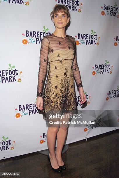 Amanda Peet attends Afterparty for The Opening of "Barefoot In The Park" Sponsored by Grey Goose Vodka at The Central Park Boathouse on February 16,...