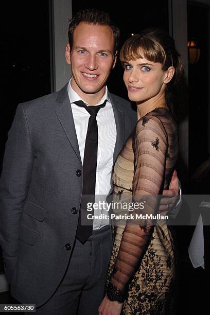 Patrick Wilson and Amanda Peet attend Afterparty for The Opening of "Barefoot In The Park" Sponsored by Grey Goose Vodka at The Central Park...