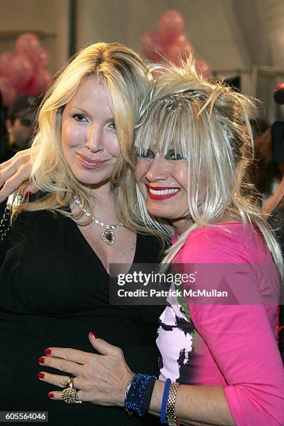 Lulu Johnson and Betsey Johnson attend Betsey Johnson Fall 2006 Fashion Show at The Promenade on February 6, 2006 in New York.