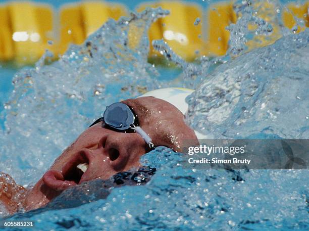 Kieren Perkins of Australia during the Men's 1,500 metres Freestyle on 30 July 1992 during the XXV Summer Olympic games at the Piscines Bernat...